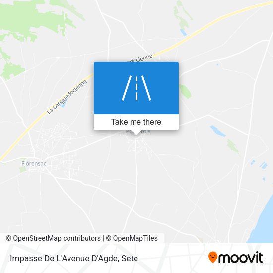 Impasse De L'Avenue D'Agde map