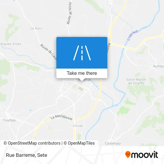 Mapa Rue Barreme