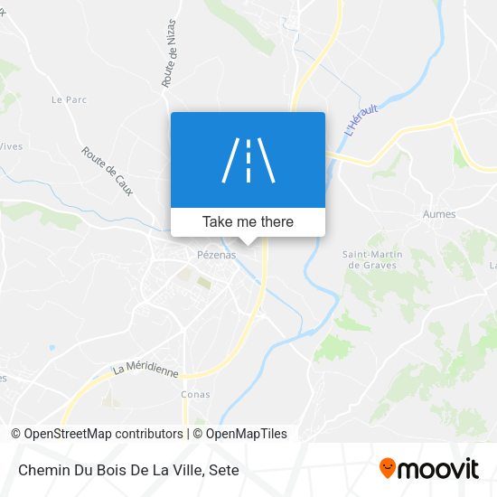 Chemin Du Bois De La Ville map
