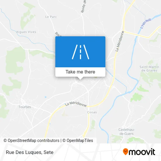 Rue Des Luques map