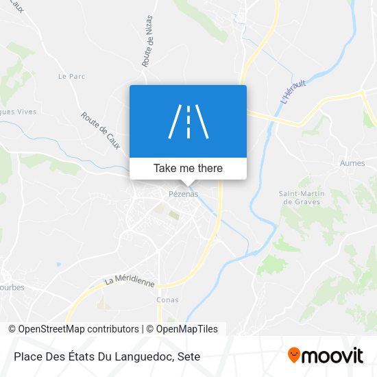 Place Des États Du Languedoc map