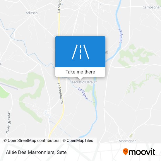 Allée Des Marronniers map
