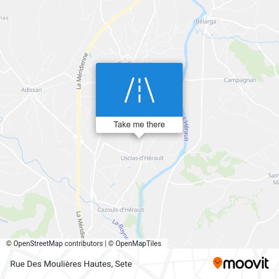 Rue Des Moulières Hautes map