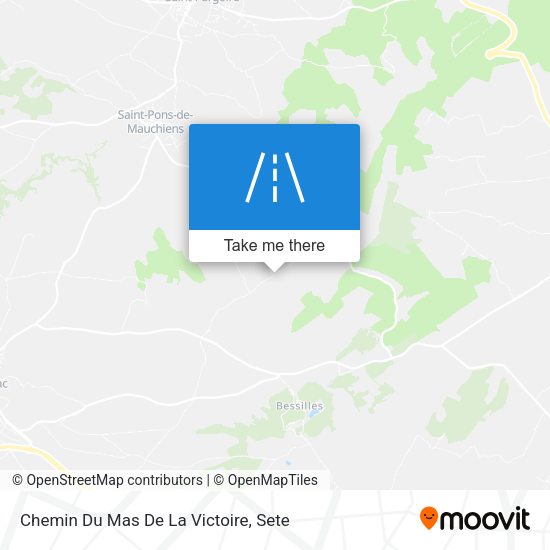 Chemin Du Mas De La Victoire map