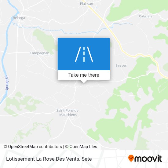 Lotissement La Rose Des Vents map
