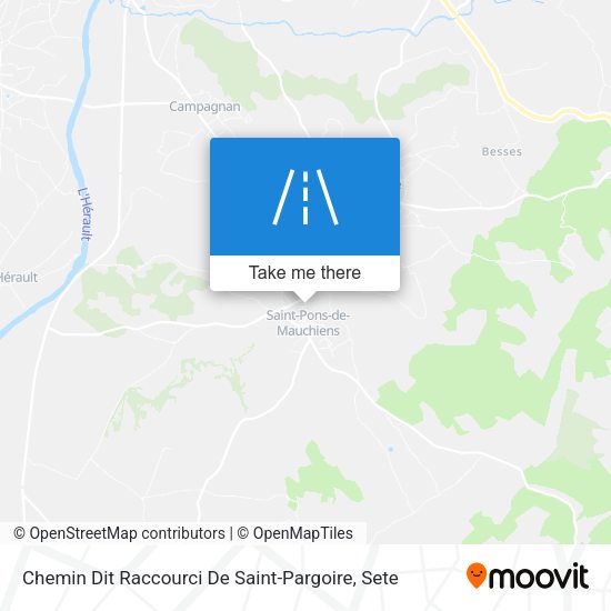 Chemin Dit Raccourci De Saint-Pargoire map
