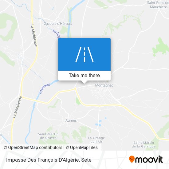 Impasse Des Français D'Algérie map