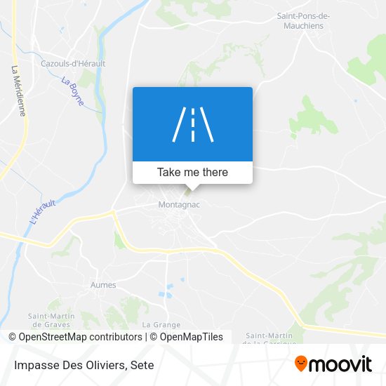 Impasse Des Oliviers map