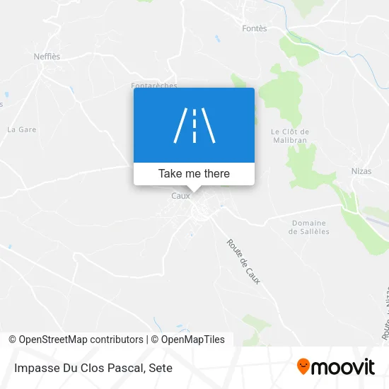 Impasse Du Clos Pascal map