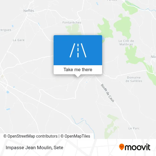 Impasse Jean Moulin map
