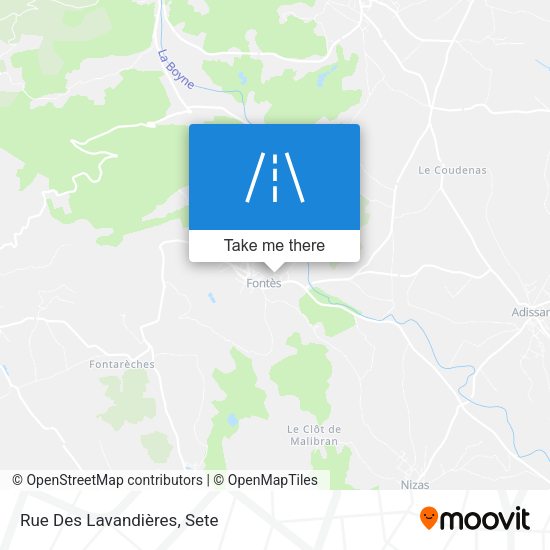 Rue Des Lavandières map