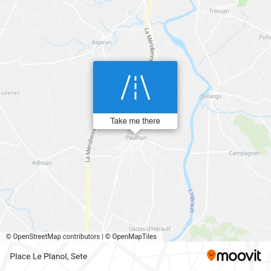 Place Le Planol map