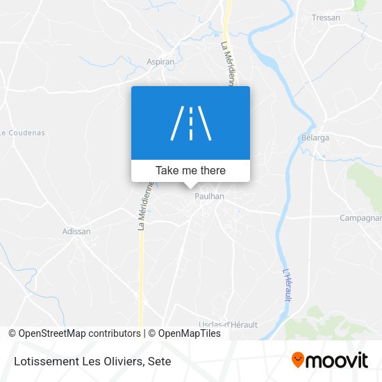 Lotissement Les Oliviers map