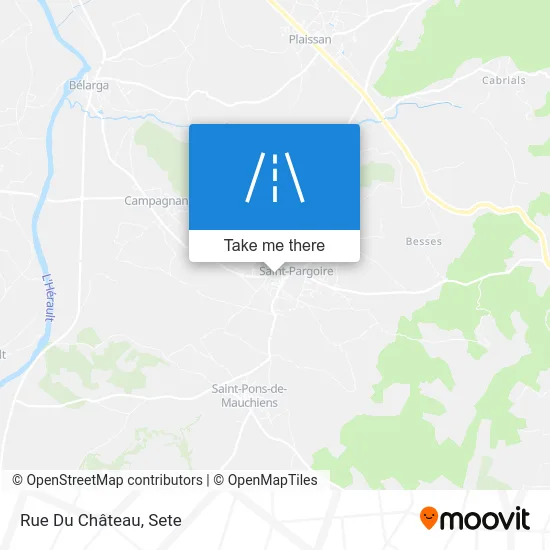 Mapa Rue Du Château