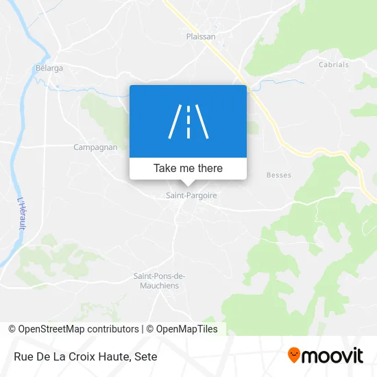 Mapa Rue De La Croix Haute