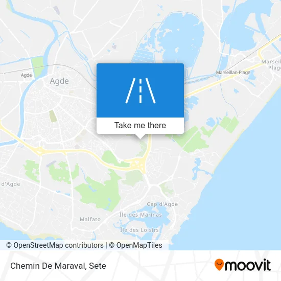 Chemin De Maraval map