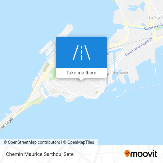 Chemin Maurice Sarthou map