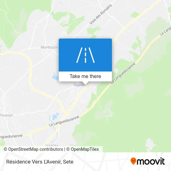 Résidence Vers L'Avenir map