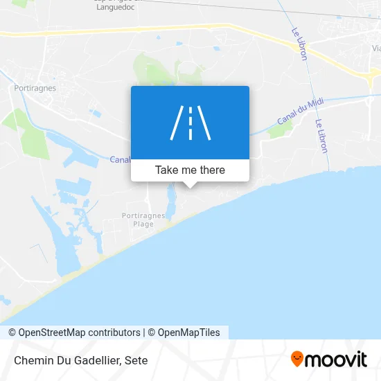 Chemin Du Gadellier map