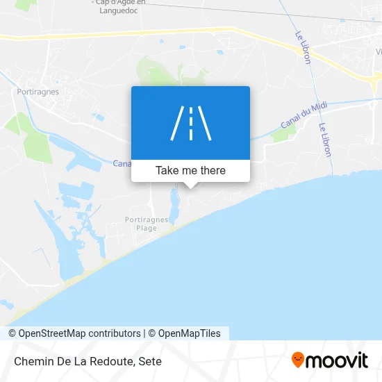 Chemin De La Redoute map