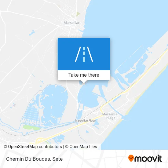 Chemin Du Boudas map