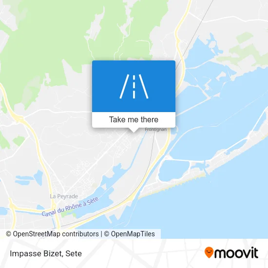 Impasse Bizet map