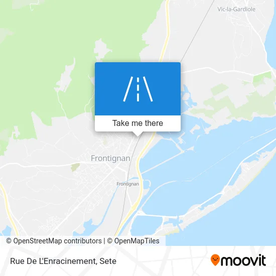 Rue De L'Enracinement map