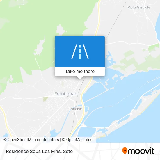 Résidence Sous Les Pins map