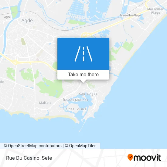 Rue Du Casino map