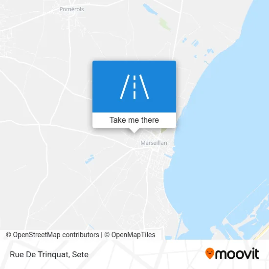 Mapa Rue De Trinquat