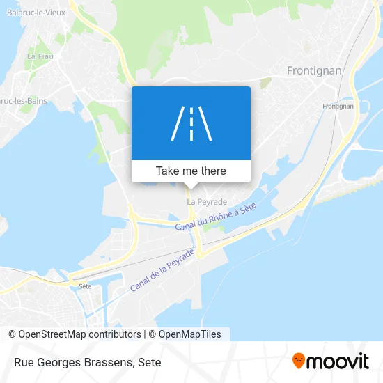 Mapa Rue Georges Brassens