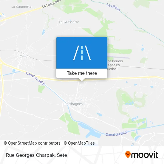 Mapa Rue Georges Charpak