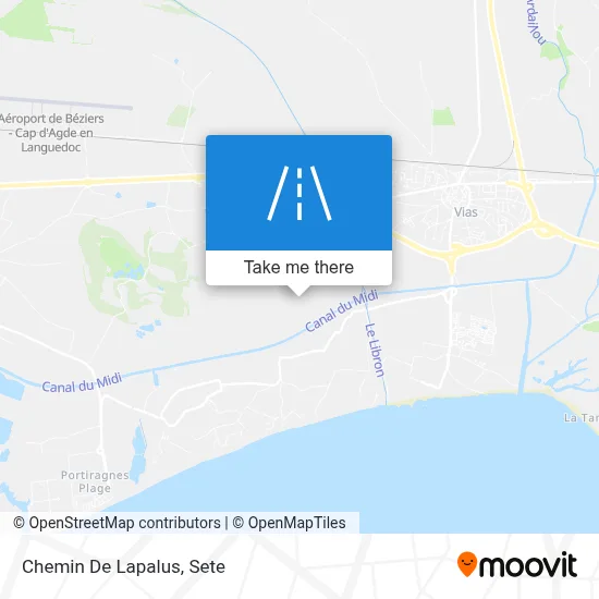 Chemin De Lapalus map