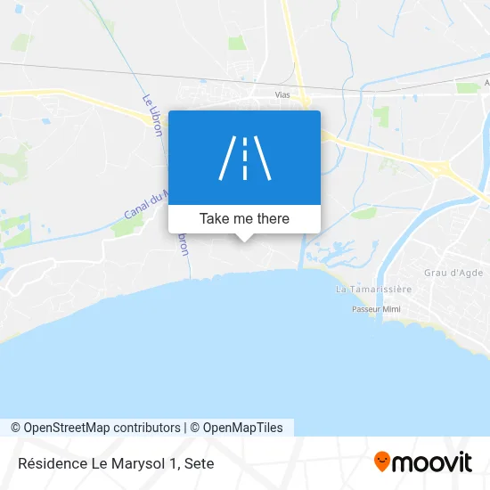 Résidence Le Marysol 1 map