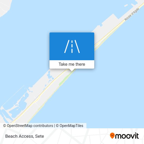 Beach Access map