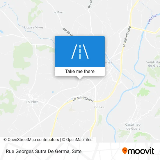 Mapa Rue Georges Sutra De Germa