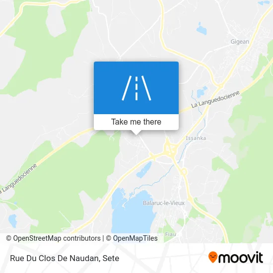 Rue Du Clos De Naudan map