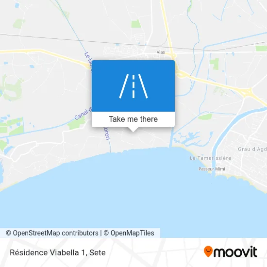 Résidence Viabella 1 map