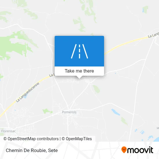 Chemin De Roubie map