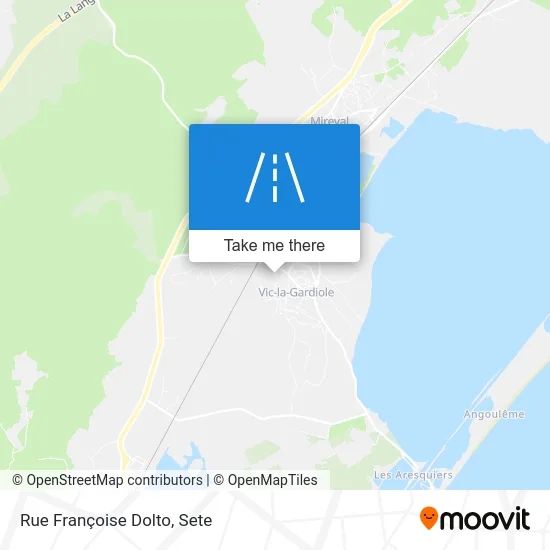 Mapa Rue Françoise Dolto