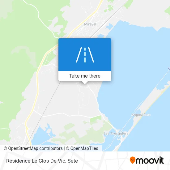 Résidence Le Clos De Vic map