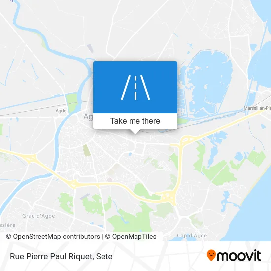 Mapa Rue Pierre Paul Riquet