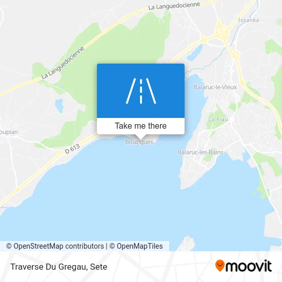 Traverse Du Gregau map