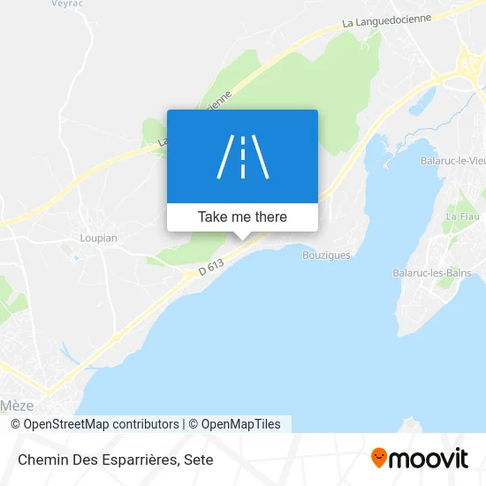 Chemin Des Esparrières map