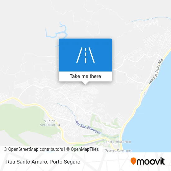 Rua Santo Amaro map