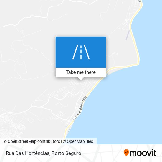 Mapa Rua Das Hortências