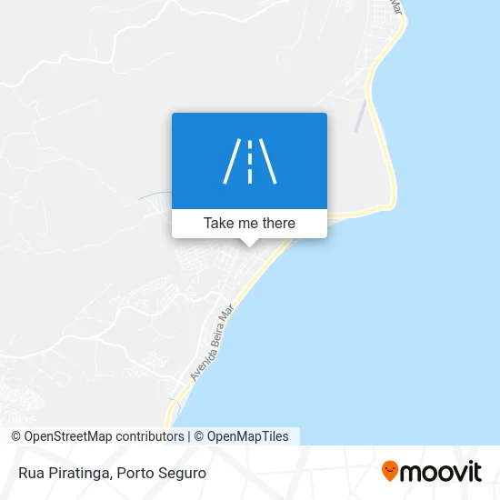 Rua Piratinga map