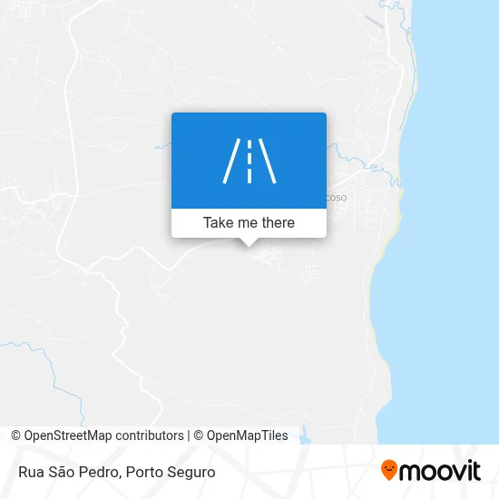 Rua São Pedro map