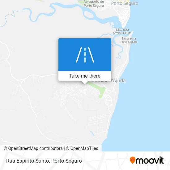 Rua Espírito Santo map