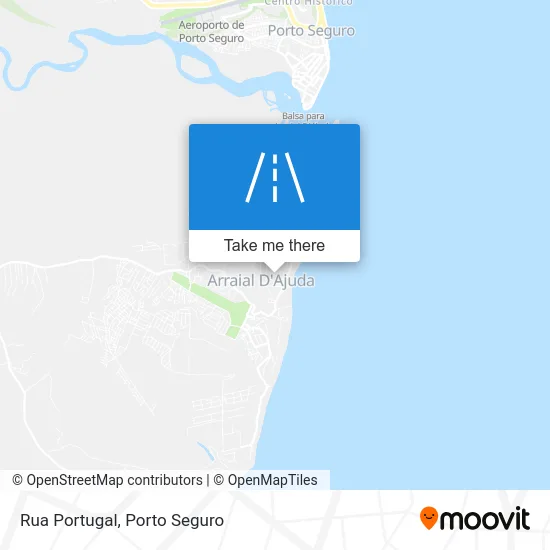 Rua Portugal map